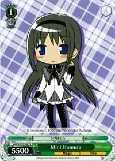 Mini Homura MM/W17-E108 PR Puella Magi Madoka Magica Card