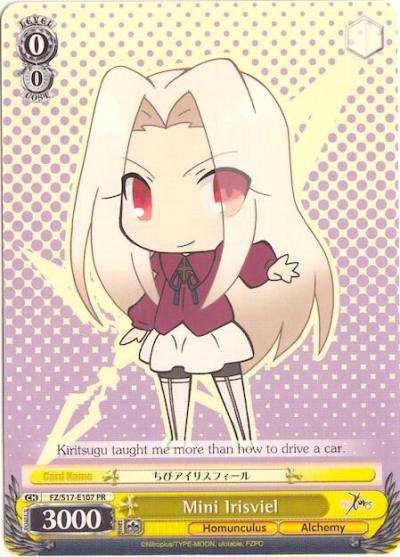 Mini Irisviel FZ/S17-E107 PR Fate/Zero Card