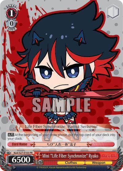 Mini Life Fiber Synchronize Ryuko KLK/S27-E103 PR KILL la KILL Card