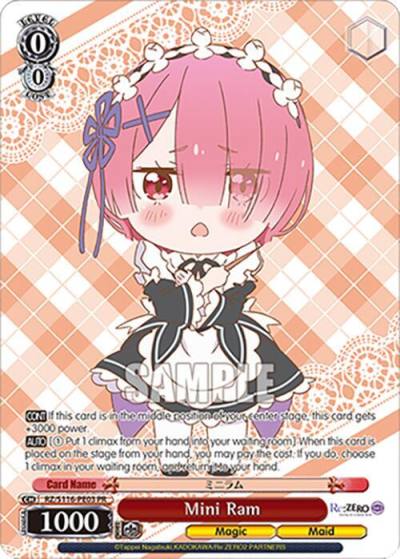 Mini Ram PR RZ/S116-PE03 Re:ZERO -Starting Life in Another World- Vol.3 Card