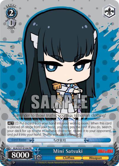Mini Satsuki KLK/S27-E104 PR KILL la KILL Card
