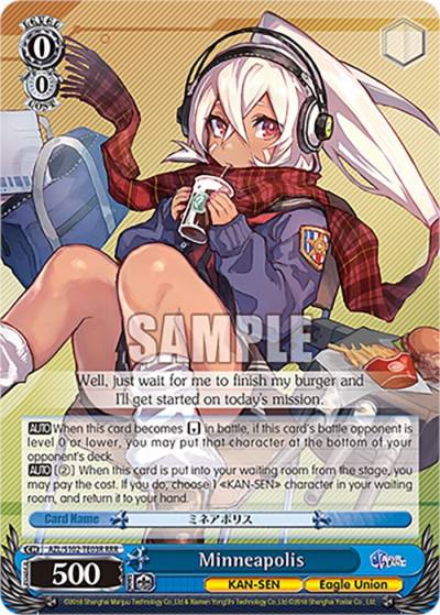 Minneapolis RRR AZL/S102-TE03R RRR Azur Lane Card