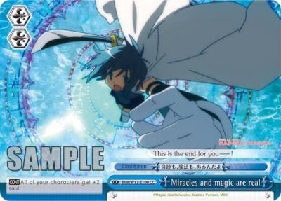 Miracles and magic are real MM/W17-E100 CC Puella Magi Madoka Magica Card