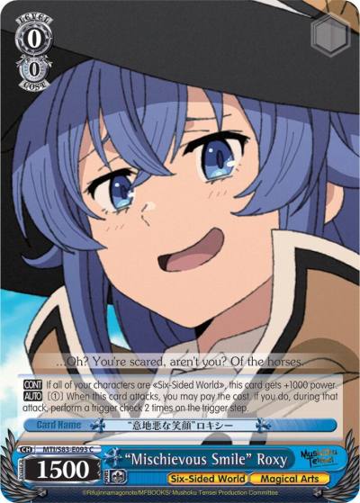 Mischievous Smile Roxy MTI/S83-E093 C Mushoku Tensei: Jobless Reincarnation Card