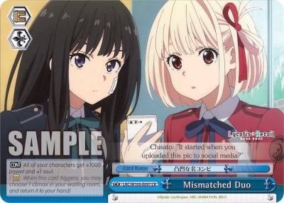 Mismatched Duo LRC/W105-E097 CR Lycoris Recoil Card
