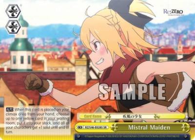 Mistral Maiden SR RZ/S46-E028S SR Re:ZERO Card