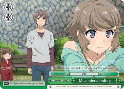 Misunderstanding SBY/W64-TE09 TD Rascal Does Not Dream of Bunny Girl Senpai Card