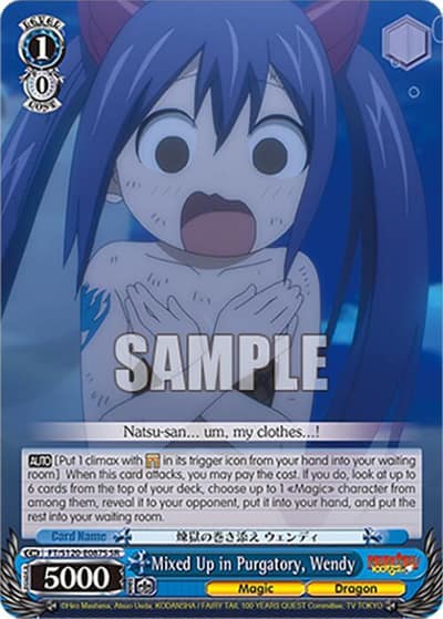 Mixed Up in Purgatory, Wendy (SR) FT/S120-E087S SR FAIRY TAIL 100 YEARS QUEST Weiss Schwarz card