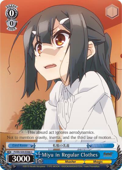 Miyu in Regular Clothes PI/EN-S04-E066 C Fate/kaleid liner PRISMA ILLYA DX Card