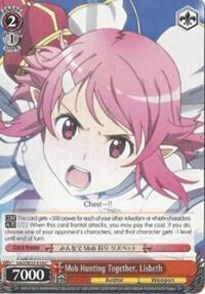 Mob Hunting Together Lisbeth SAO/SE23-E14 C Sword Art Online II Card