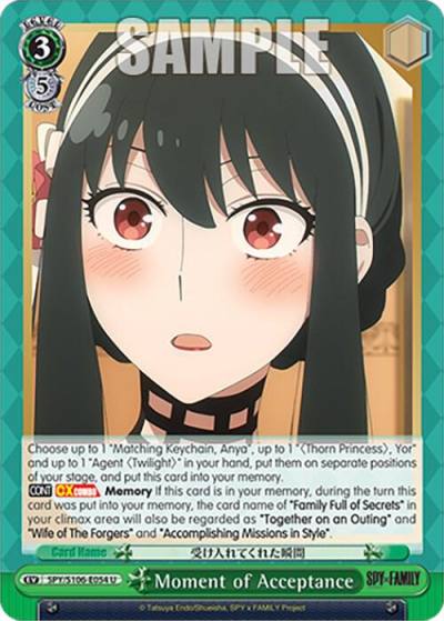 Moment of Acceptance SPY/S106-E054 U SPY x FAMILY Card