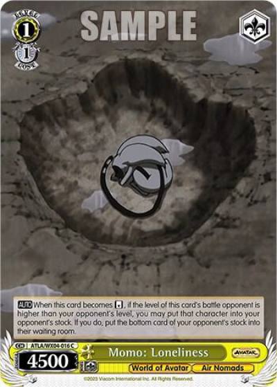 Momo Loneliness ATLA/WX04-016 C Avatar: The Last Airbender Card