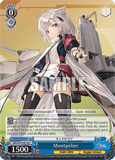 Montpelier AZL/S119-E116 C Azur Lane Vol. 2 Card