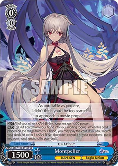 Montpelier SR AZL/S119-E116S SR Azur Lane Vol. 2 Card