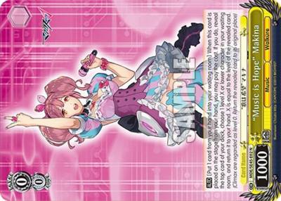 Music is Hope Makina MDE/SE45E02 N MACROSS Delta Premium Booster Card