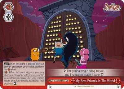 My Best Friends In The World AT/WX02-071 CR Adventure Time Card