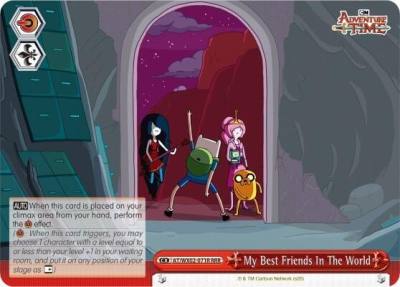My Best Friends In The World RRR AT/WX02-071R RRR Adventure Time Card