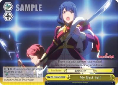 My Best Self RRR RSL/S56-E031R RRR Revue Starlight Card