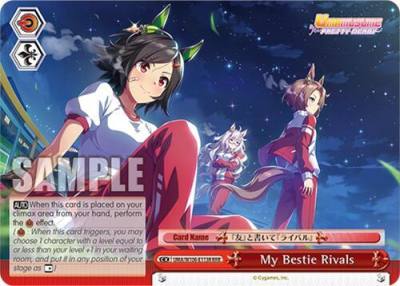 My Bestie Rivals RRR UMA/W106-E113R Umamusume: Pretty Derby Card