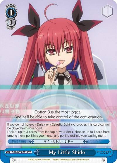 My Little Shido Blue DAL/W79-TE18 TD Date A Live Card