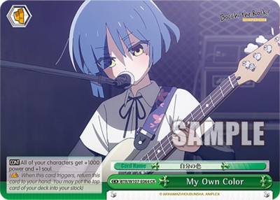 My Own Color BTR/W107-E064 CR BOCCHI THE ROCK! Card