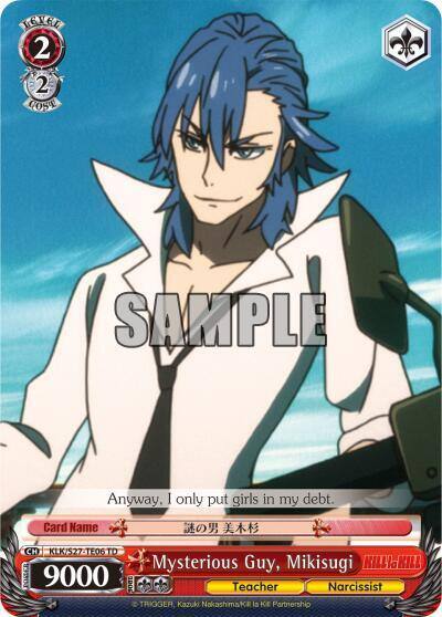 Mysterious Guy Mikisugi TD KLK/S27-TE06 TD KILL la KILL Card