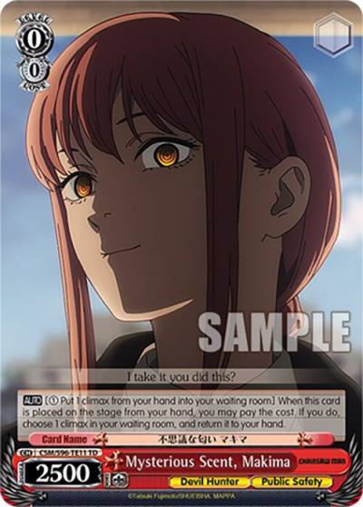 Mysterious Scent Makima CSM/S96-TE11 TD Chainsaw Man Card