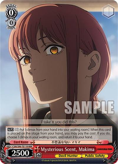Mysterious Scent Makima RRR CSM/S96-TE11R RRR Chainsaw Man Card