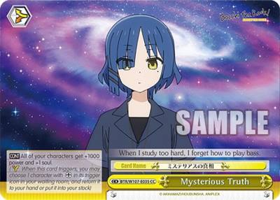 Mysterious Truth BTR/W107-E035 CC BOCCHI THE ROCK! Card
