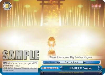 NADEKO Snake BM/S15-E098 CR BAKEMONOGATARI Card