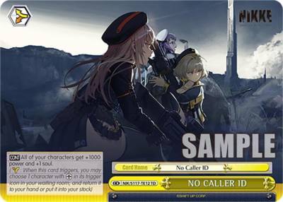 NO CALLER ID NIK/S117-TE12 TD GODDESS OF VICTORY: NIKKE Card