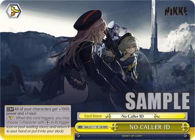 NO CALLER ID RRR NIK/S117-TE12R RRR GODDESS OF VICTORY: NIKKE Card