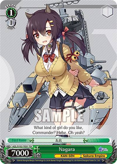 Nagara AZL/S102-TE51 TD Azur Lane Card