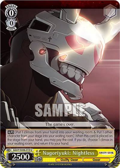 Nagoriyuki Nightless GGST/SX06-010 U Guilty Gear -Strive- Card