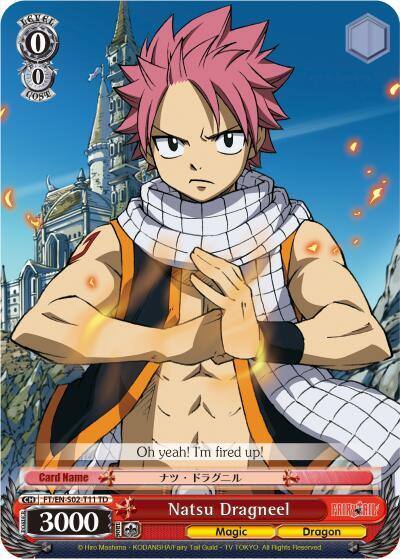 Natsu Dragneel FT/EN-S02-T11 TD Fairy Tail ver.E Card