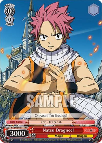 Natsu Dragneel FT/EN-S02-T11 TD RE Fairy Tail Chronicle Set Card