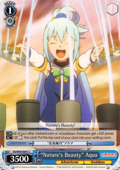 Natures Beauty Aqua KS/W49-E091 C KonoSuba Card