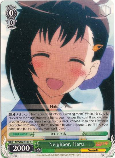 Neighbor Haru NK/WE22-E08 NISEKOI Extra Booster Card