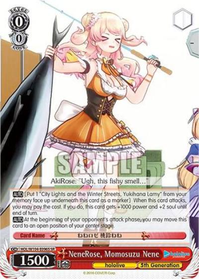 NeneRose Momosuzu Nene SR HOL/W104-E096S SR hololive production Vol.2 Card