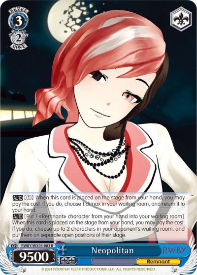 Neopolitan RWBY/WX03-083 R RWBY Card