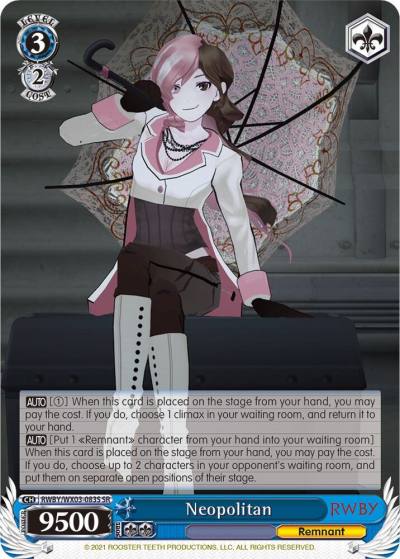 Neopolitan SR RWBY/WX03-083S SR RWBY Card
