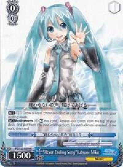 Never Ending SongHatsune Miku PD/S22-E079 R Hatsune Miku -Project DIVA- f Card