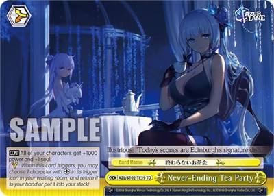 Never Ending Tea Party AZL/S102-TE39 TD Azur Lane Card
