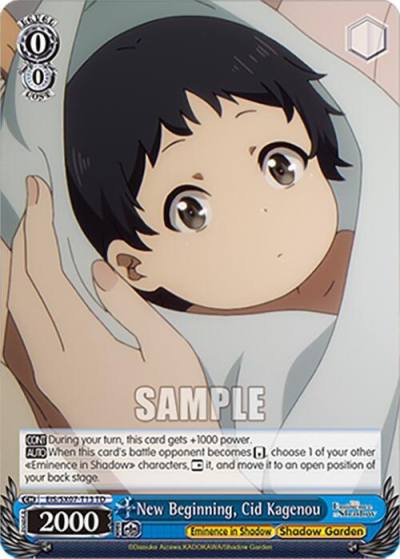 New Beginning Cid Kagenou EIS/SX07-T13 The Eminence in Shadow Card