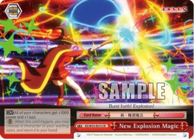 New Explosion Magic KS/W55-E075 CR KonoSuba 2 Card