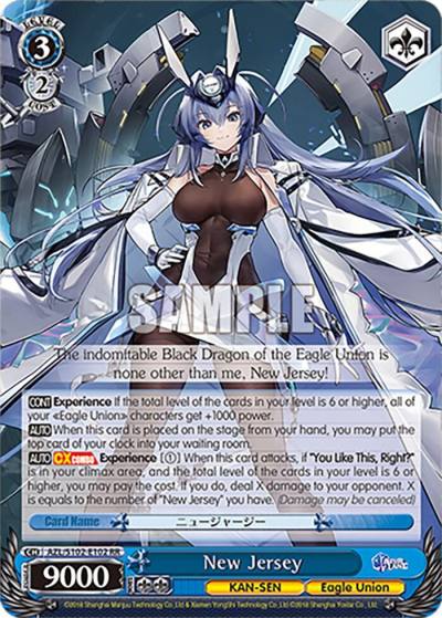New Jersey AZL/S102-E102 RR Azur Lane Card