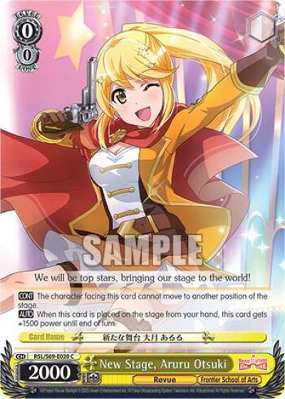 New Stage Aruru Otsuki RSL/S69-E020 C Revue Starlight -Re LIVE- Card