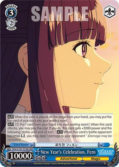 New Years Celebration Fern RRR SFN/S108-TE18R RRR Frieren: Beyond Journey’s End Card