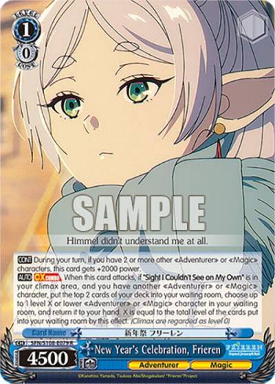 New Years Celebration Frieren SFN/S108-E079 R Frieren: Beyond Journey’s End Card