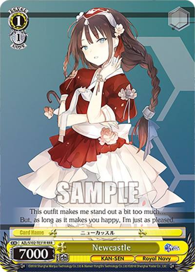 Newcastle RRR AZL/S102-TE31R RRR Azur Lane Card